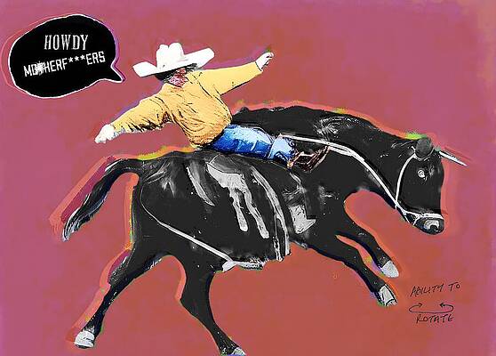 Wall Art - Digital Art - 2024 Howdy 2 1 by Stefan Bammert