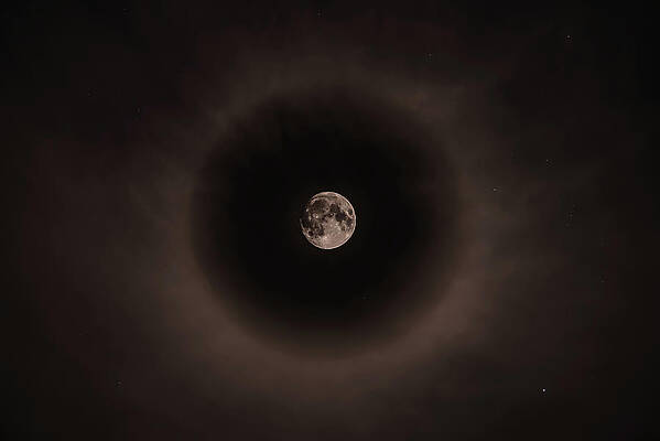 Ring Around The Moon Art | Fine Art America