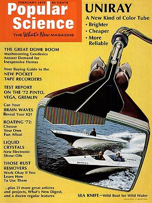 Popular Science Magazine Covers Print by Popular Science