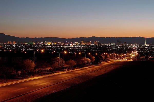 Wall Art - Photograph - A General View of Las Vegas #3 by Mike Blake