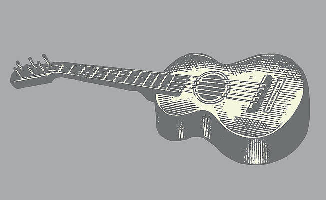 Guitar 1, Drawing by Antonio Mardel | Artmajeur