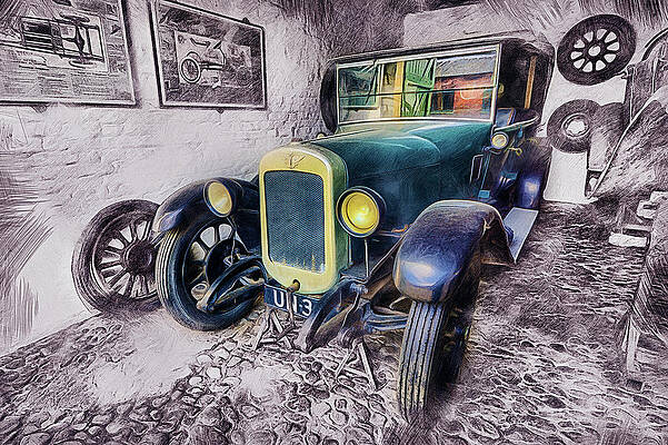 AUSTIN 7 CHUMMY LIMITED EDITION PRINT WITH COA SIGNED BY STANLEY EDGE DESIGNER 