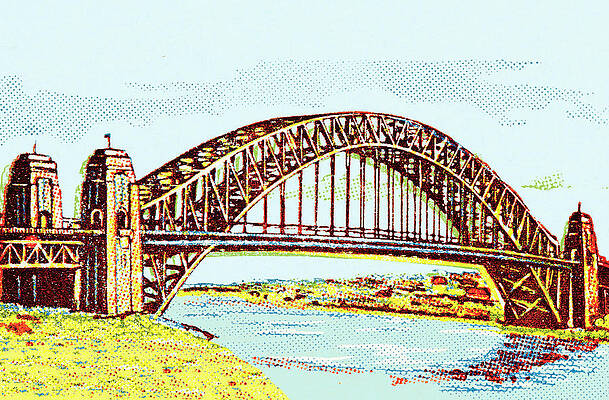 Arch Bridge Drawings for Sale - Fine Art America