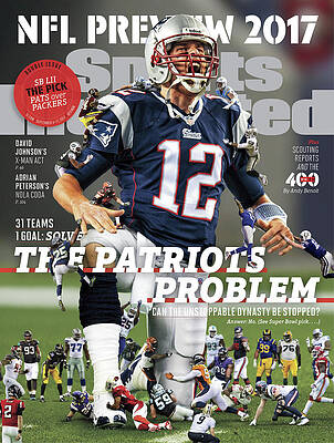 2012 Tom Brady New England Patriots SPORTS ILLUSTRATED NO LABEL A January 30 