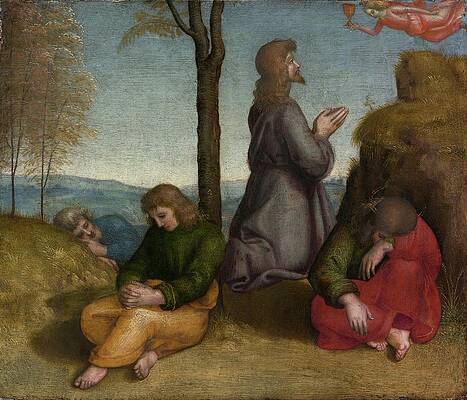 The Agony in the Garden Print by Raphael