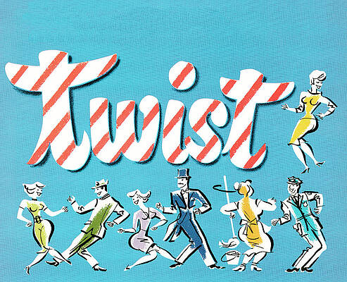 Wall Art - Drawing - Twist #4 by CSA Images
