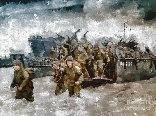 D Day Paintings Fine Art America