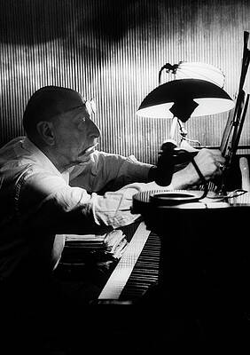 Wall Art - Photograph - Igor Stravinsky #5 by Gjon Mili