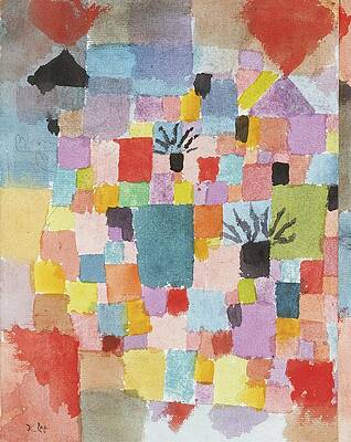 Wall Art - Painting - Southern Gardens by Paul Klee