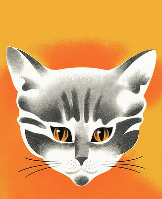Wall Art - Drawing - Cat #62 by CSA Images