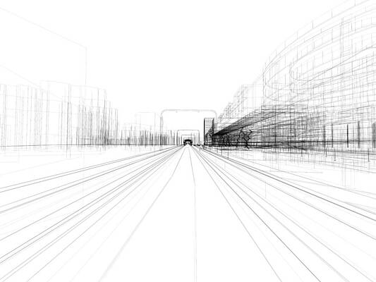Wall Art - Photograph - 3d Architecture Abstract #7 by Nadla