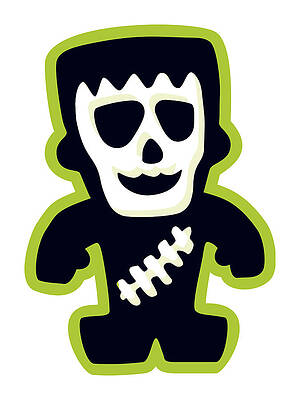 Wall Art - Drawing - Frankenstein #7 by CSA Images