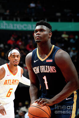 Wall Art - Photograph - New Orleans Pelicans V Atlanta Hawks #8 by Scott Cunningham