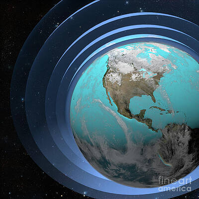 Wall Art - Photograph - Structure Of Earth's Atmosphere #8 by Karsten Schneider/science Photo Library
