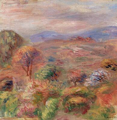 Wall Art - Painting - Landscape by Pierre-auguste Renoir