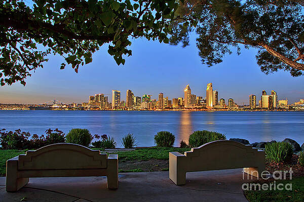 A Classic View of the San Diego Skyline by Sam Antonio Photography A Classic View of the San Diego Skyline by Sam Antonio Photography