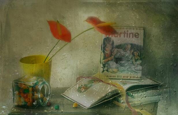 Wall Art - Photograph - A Day To Stay At Home (martine) by Delphine Devos