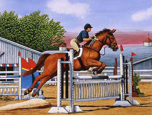 Horses - show jumping. Collection, pack of... - Stock Illustration  [75937597] - PIXTA