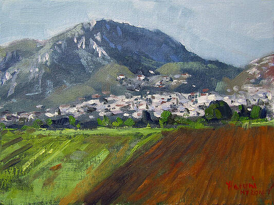 Greek Village Paintings Fine Art America