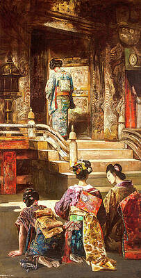 Emperor Of Japan Paintings Fine Art America