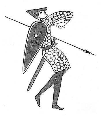 Wall Art - Drawing - A Lancer Of Williams Army, Bayeux by Print Collector