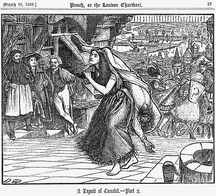 Wall Art - Drawing - A Legend Of Camelot - Part 2, 1866 by Print Collector