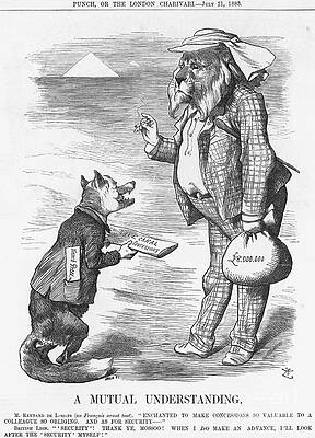 Wall Art - Drawing - A Mutual Understanding, 1883. Artist by Print Collector