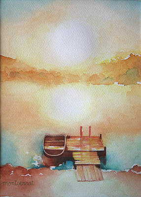  Painting - A quai  by Montserrat Bonmati