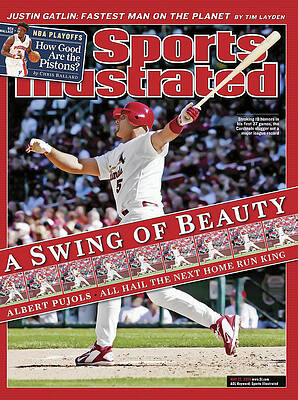 St. Louis Cardinals David Eckstein, 2006 World Series Sports Illustrated  Cover Poster