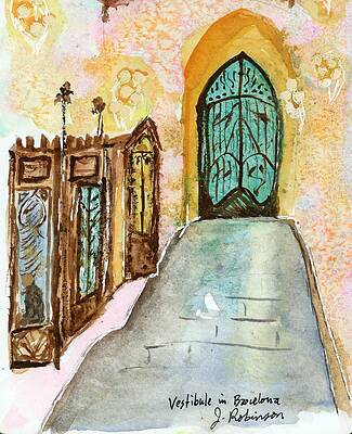 A Vestibule in Barcelona by Judy Robinson A Vestibule in Barcelona by Judy Robinson