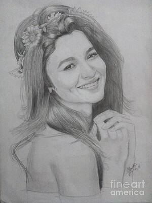 Shraddha Kapoor  Portraiture drawing Celebrity drawings Portrait drawing