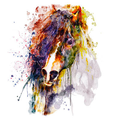 Purple Horse Paintings Fine Art America