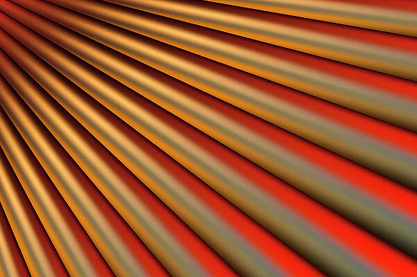 Wall Art - Digital Art - Abstract Line Pattern by Ralf Hiemisch