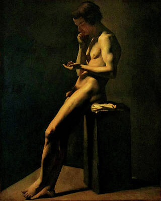 Academie Masculine by Jean Francois Millet Academie Masculine by Jean Francois Millet