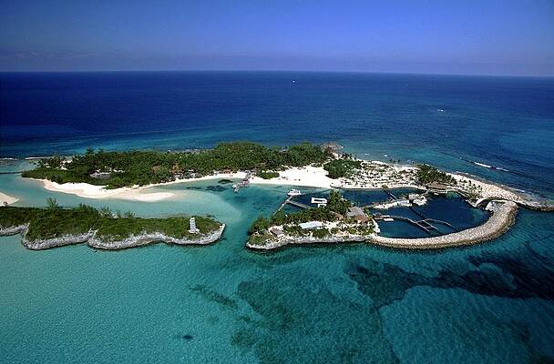 Wall Art - Digital Art - Aerial Of Paradise Island, Bahamas by Roberto Rinaldi