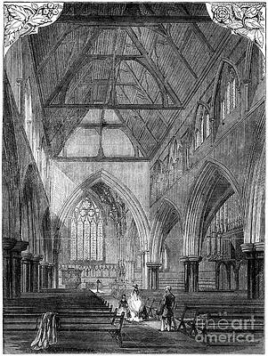 Wall Art - Drawing - All Saints Church, Notting Hill by Print Collector