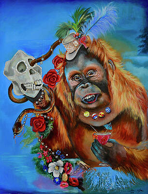 Wall Art - Painting - All That Glitters by Sue Clyne