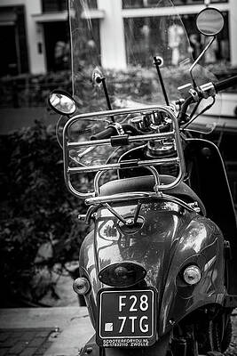 Wall Art - Photograph - Amsterdam Vespa by Georgia Clare