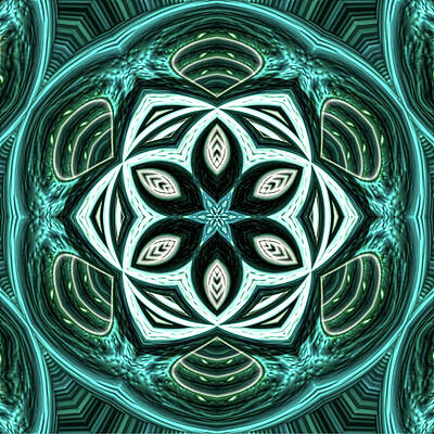 Wall Art - Drawing - An Abstract Geometrical Pattern Created by Steven Love