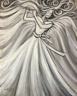 Angelic Flutist by Jeanette Jarmon Angelic Flutist by Jeanette Jarmon