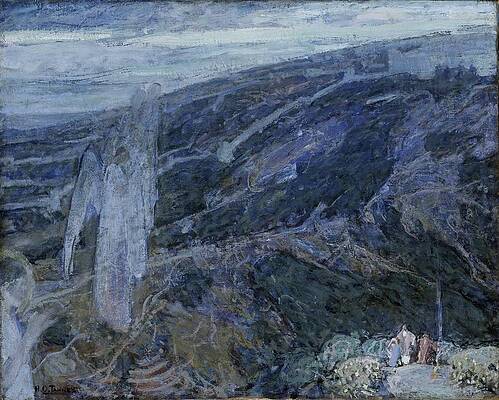 Wall Art - Painting - Angels Appearing Before The Shepherds by Henry Ossawa Tanner