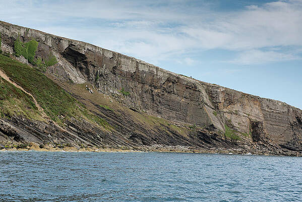 Wall Art - Photograph - Angular Unconformity, Between The Underlying Cambrian Age by Graham Eaton / Naturepl.com