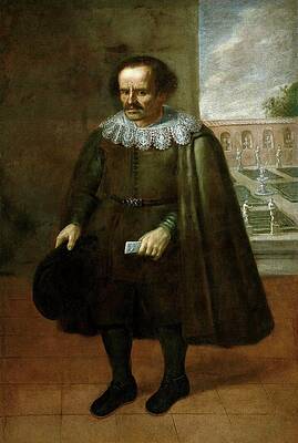 Wall Art - Painting - Anonymous / 'El enano Juan de Portilla - ?-', Second half 17th century, Spanish School. by Anonymous