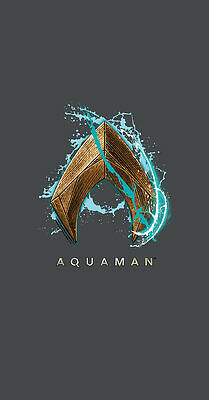 Wall Art - Digital Art - Aquaman Movie - Water Shield by Brand A