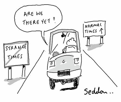 Wall Art - Drawing - Are We There Yet by Mike Seddon