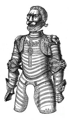 Wall Art - Drawing - Armour Ornamented With Lions, Supposed by Print Collector