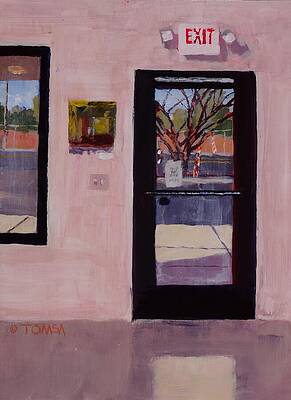 Exit Sign Paintings Fine Art America