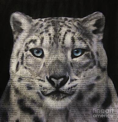 Art in the News 150- Snow Leopard by Michael Cross Art in the News 150- Snow Leopard by Michael Cross