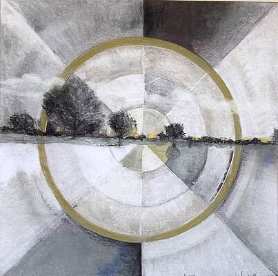 Wall Art - Drawing - As Above so Below No. 1 by Elli Lestas