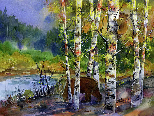 Aspen Bears #2 by Joan Chlarson Aspen Bears #2 by Joan Chlarson